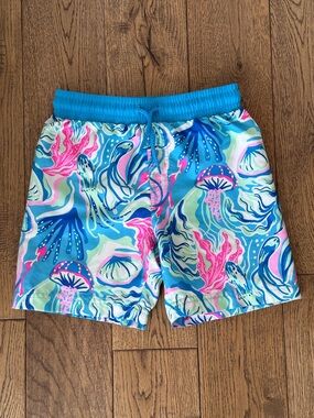 Tommy Bahama Boys Tropical Jellyfish Swim Trunks size 6